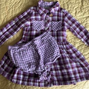Pippa & Julie Dress and bloomer set size 24M